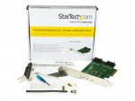 StarTech.com M.2 SSD-kortadapter (NGFF) med 3 portar - 1x PCIe (NVMe) M.2, 2x SA