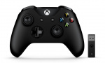 Microsoft Xbox Controller + Wireless Adapter Svart Spelplatta PC, Xbox One