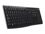 Logitech K270 tangentbord RF Trådlös QWERTY Svart