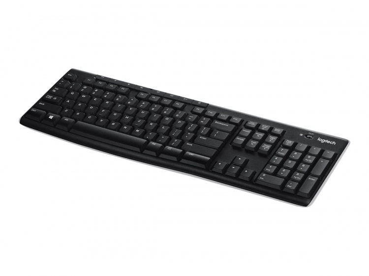 Logitech K270 tangentbord RF Trådlös QWERTY Svart