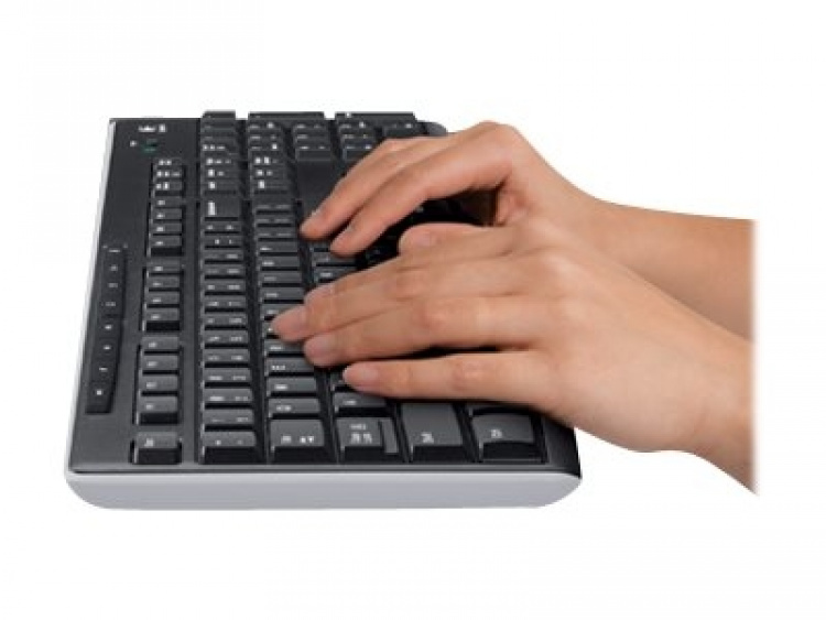 Logitech K270 tangentbord RF Trådlös QWERTY Svart