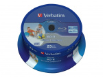 Verbatim 43811 tomma Blu-Ray-diskar BD-R 25 GB 25 styck