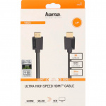 Hama Kabel HDMI High Speed 8K 48Gbit/s Svart 1.0m Hama Kabel HDMI High Speed 8K 48Gbit/s Svart 1.0m