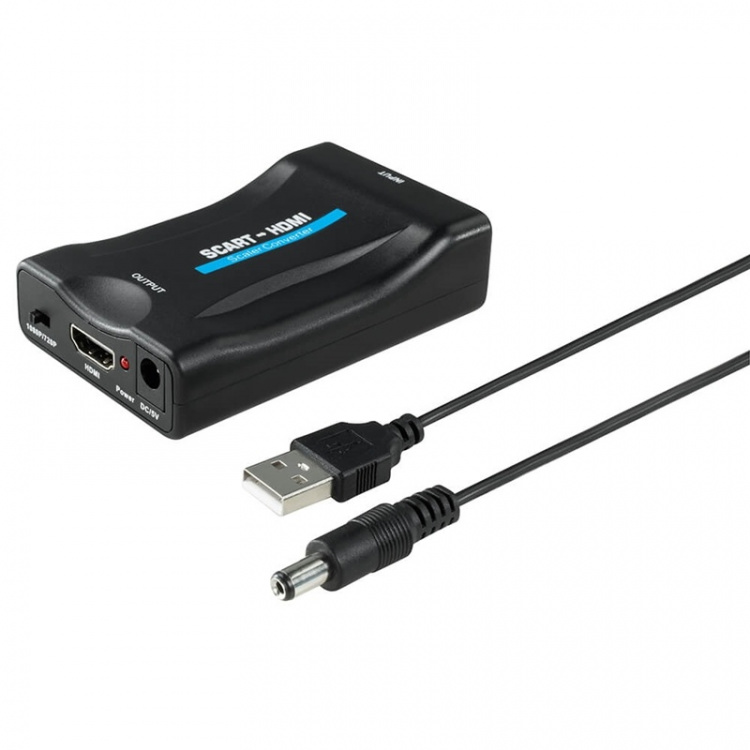 Hama Konverter Scart till HDMI HD 1080p Hama Konverter Scart till HDMI HD 1080p