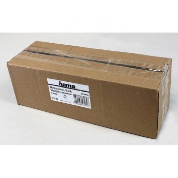 HAMA Multikontakt 3-vägs Vit