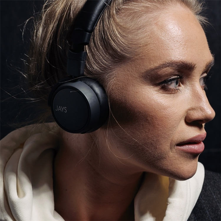 JAYS Hörlur x-Seven Trådlös On-Ear Svart