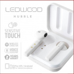 LEDWOOD Hörlur Hubble TWS True Wireless In-Ear Vit Mic