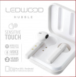 LEDWOOD Hörlur Hubble TWS True Wireless In-Ear Vit Mic