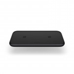 Zens Dual Alu. QI Laddare + USB-A out 10W inkl 30W USB-C PD Svart