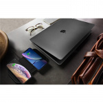 Zens Dual Alu. QI Laddare + USB-A out 10W inkl 30W USB-C PD Svart