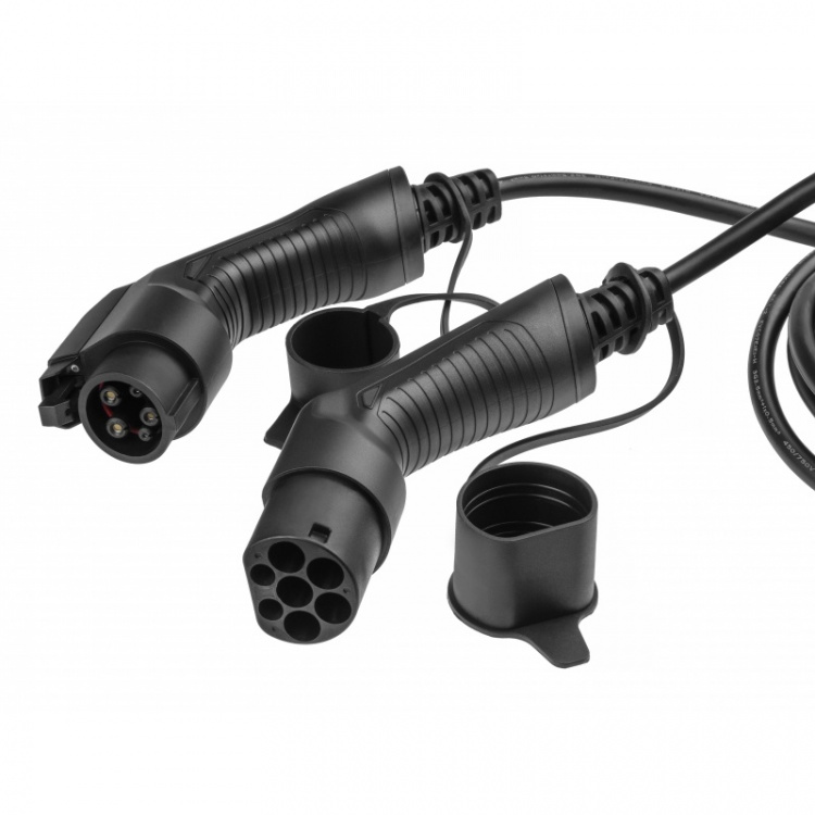 GREENCELL Laddkabel Elbil EV21 Typ1 7m 7.2kW 16A 1-FAS Svart IP55 GREENCELL Laddkabel Elbil EV21 Typ1 7m 7.2kW 16A 1-FAS Svart IP55