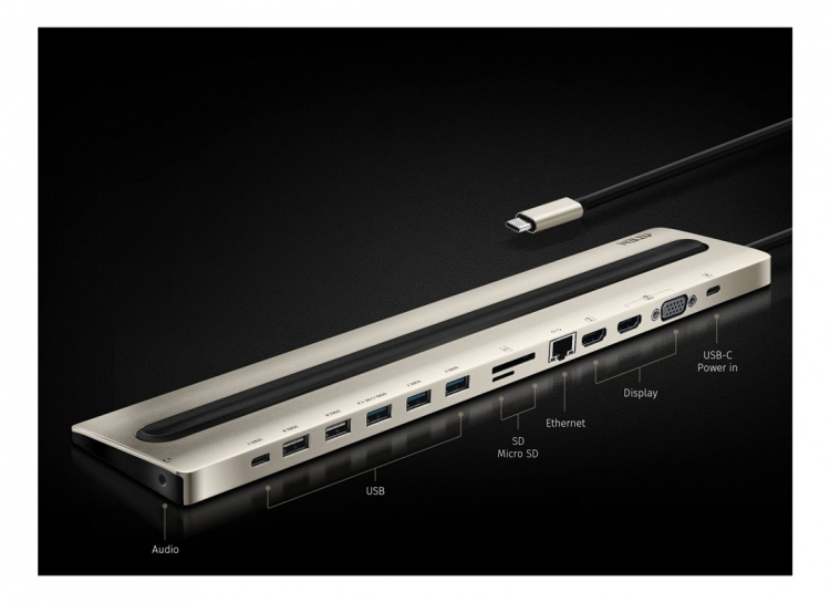 ATEN USB-C Multiport Dock with Power Pass-Through (13 Devices)