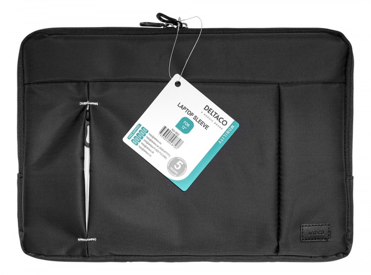 DELTACO Laptop sleeve för laptops upp till 12 DELTACO Laptop sleeve för laptops upp till 12
