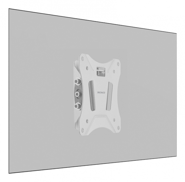 DELTACO Office Wall mount VESA 75x75, 100x100 White DELTACO Office Wall mount VESA 75x75, 100x100 White