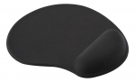DELTACO OFFICE Ergonomic mouse pad with gel, black