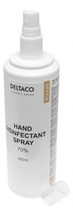 DELTACO Office Hand disinfectant liquid, 250 ml