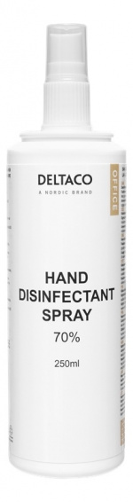 DELTACO Office Hand disinfectant liquid, 250 ml