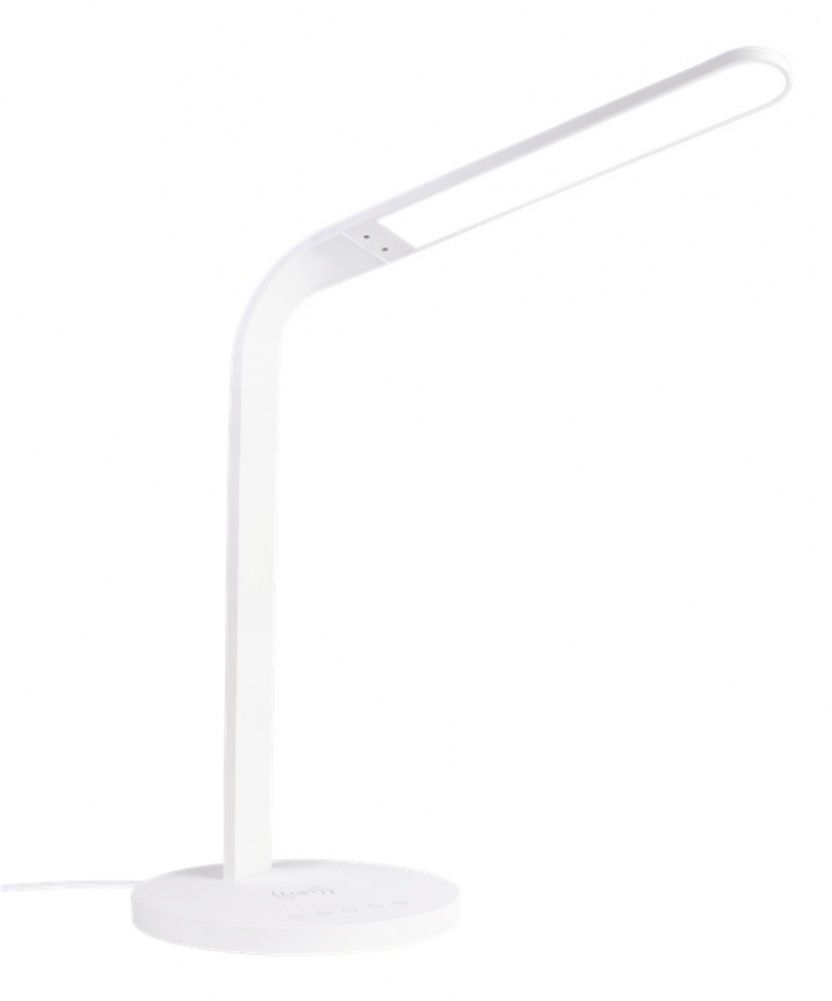 DELTACO Office, LED table lamp 400lm with Wireless charging 10W