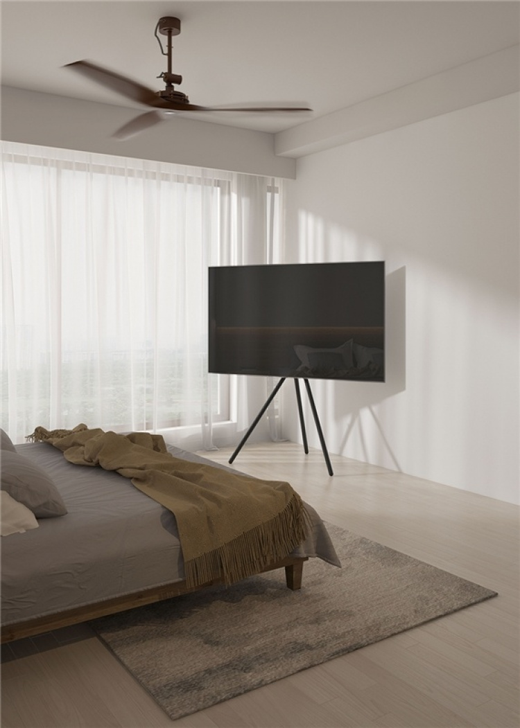 DELTACO Artistic Steel Studio TV Floor Stand