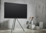 DELTACO Artistic Steel Studio TV Floor Stand