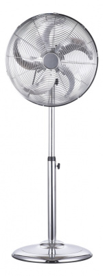 NORDIC HOME FT-564, Golvfläkt i metall, oscillerande, lutbar, 50 W, 40