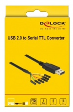 Delock USB 2.0 to Serial TTL Converter with 6 pin header female separa