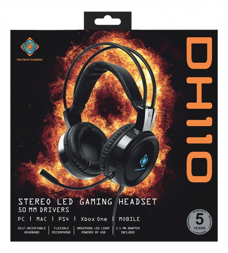 DELTACO GAMING DH110 Stereo headset