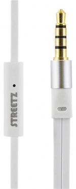 STREETZ Stay-in-ear hörlurar med mikrofon, media/svarsknapp, 3.5 mm, STREETZ Stay-in-ear hörlurar med mikrofon, media/svarsknapp, 3.5 mm,