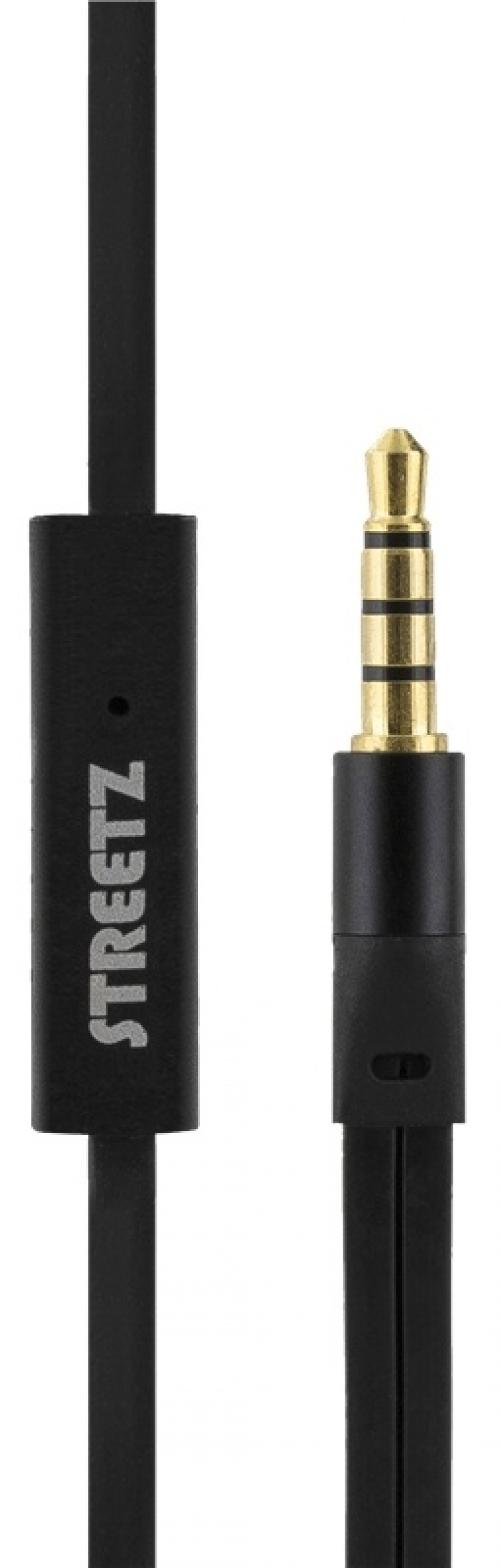 STREETZ Stay-in-ear hörlurar med mikrofon, media/svarsknapp, 3.5 mm, s STREETZ Stay-in-ear hörlurar med mikrofon, media/svarsknapp, 3.5 mm, s
