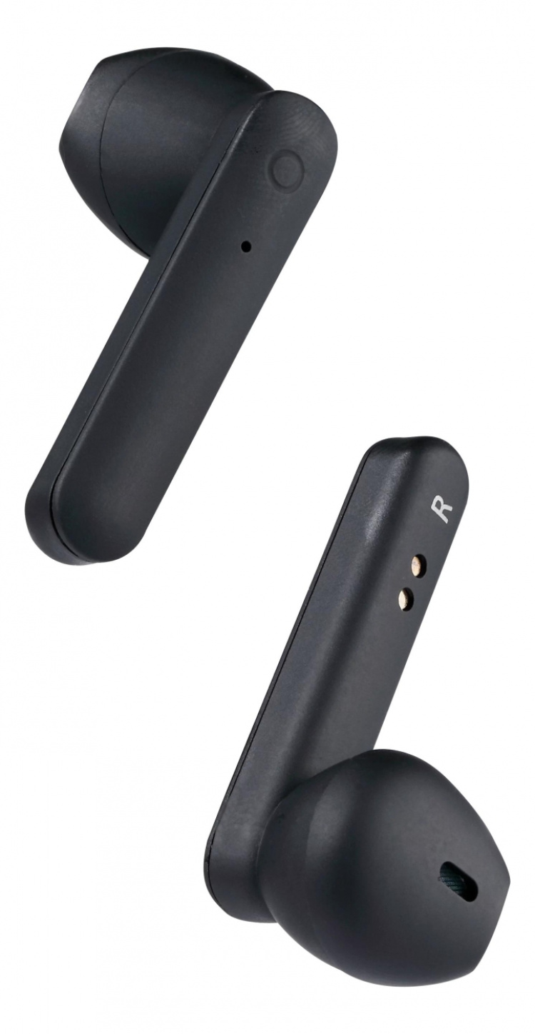 STREETZ True Wireless Stereo hörlurar, semi-in-ear, black