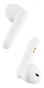 STREETZ True Wireless Stereo hörlurar, semi-in-ear, white