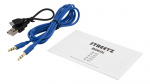 STREETZ Vikbart on-ear BT headset, 3.5 mm, blå STREETZ Vikbart on-ear BT headset, 3.5 mm, blå