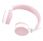 STREETZ Vikbart on-ear BT headset, 3.5 mm, rosa STREETZ Vikbart on-ear BT headset, 3.5 mm, rosa