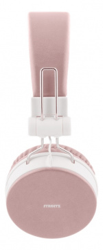STREETZ Vikbart on-ear BT headset, 3.5 mm, rosa STREETZ Vikbart on-ear BT headset, 3.5 mm, rosa