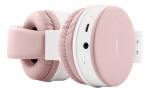 STREETZ Vikbart on-ear BT headset, 3.5 mm, rosa STREETZ Vikbart on-ear BT headset, 3.5 mm, rosa