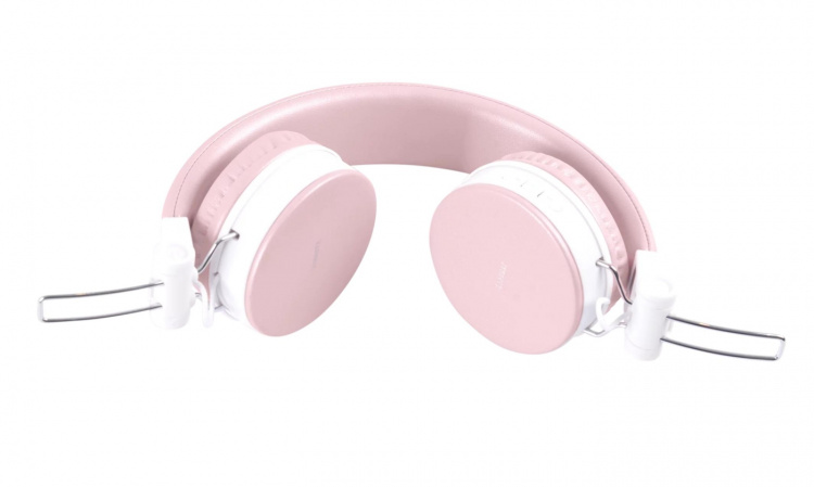 STREETZ Vikbart on-ear BT headset, 3.5 mm, rosa STREETZ Vikbart on-ear BT headset, 3.5 mm, rosa