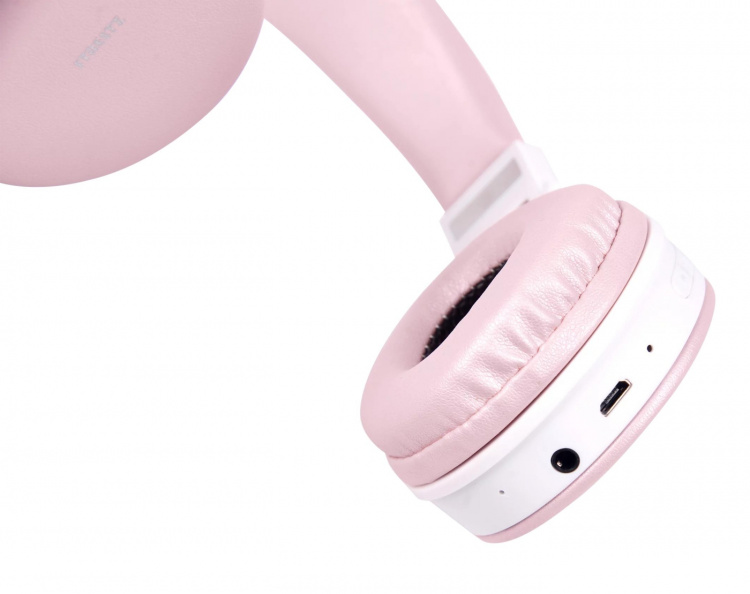 STREETZ Vikbart on-ear BT headset, 3.5 mm, rosa STREETZ Vikbart on-ear BT headset, 3.5 mm, rosa