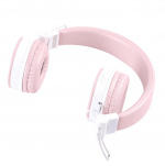 STREETZ Vikbart on-ear BT headset, 3.5 mm, rosa STREETZ Vikbart on-ear BT headset, 3.5 mm, rosa