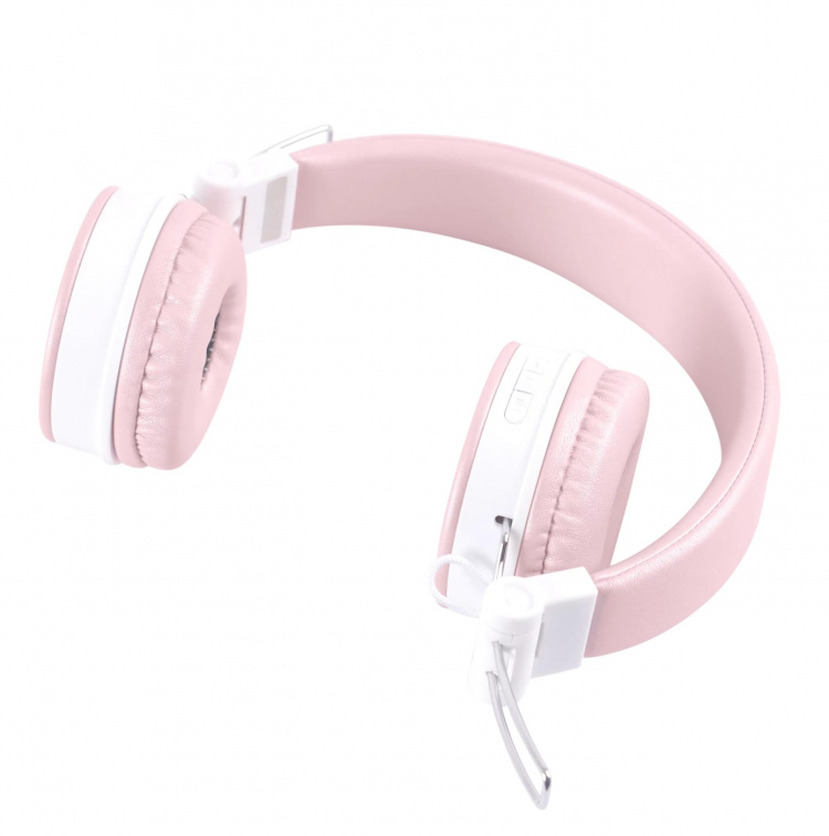 STREETZ Vikbart on-ear BT headset, 3.5 mm, rosa STREETZ Vikbart on-ear BT headset, 3.5 mm, rosa