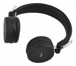 STREETZ Vikbart on-ear BT headset, 3.5 mm, svart STREETZ Vikbart on-ear BT headset, 3.5 mm, svart