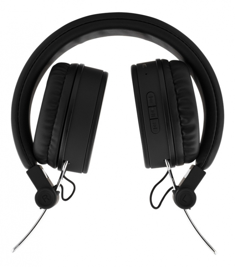 STREETZ Vikbart on-ear BT headset, 3.5 mm, svart STREETZ Vikbart on-ear BT headset, 3.5 mm, svart