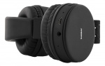 STREETZ Vikbart on-ear BT headset, 3.5 mm, svart STREETZ Vikbart on-ear BT headset, 3.5 mm, svart