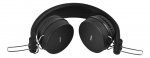 STREETZ Vikbart on-ear BT headset, 3.5 mm, svart STREETZ Vikbart on-ear BT headset, 3.5 mm, svart