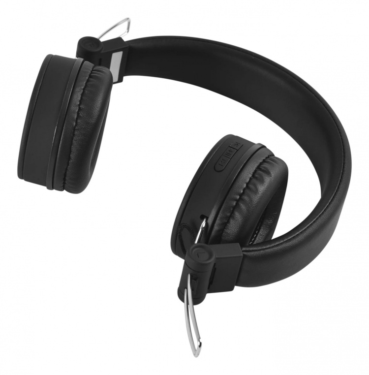 STREETZ Vikbart on-ear BT headset, 3.5 mm, svart STREETZ Vikbart on-ear BT headset, 3.5 mm, svart
