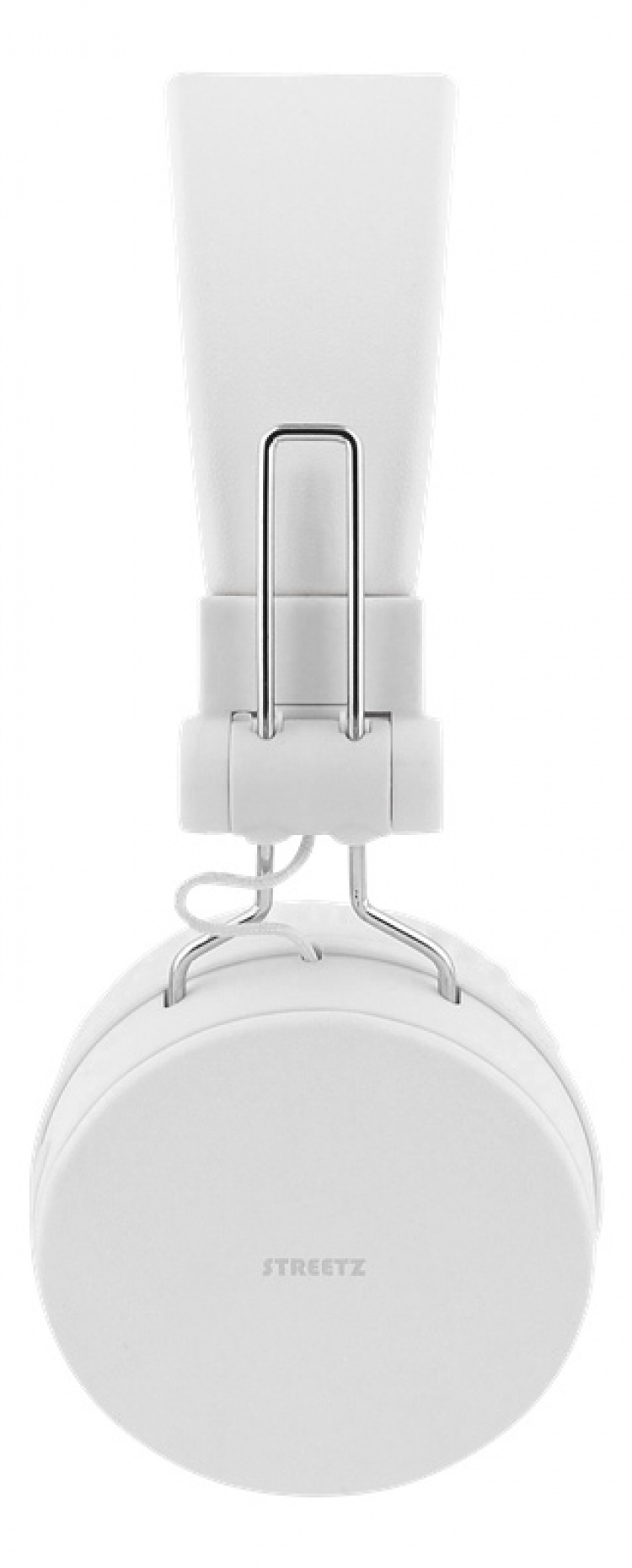 STREETZ Vikbart on-ear BT headset, 3.5 mm, vit STREETZ Vikbart on-ear BT headset, 3.5 mm, vit