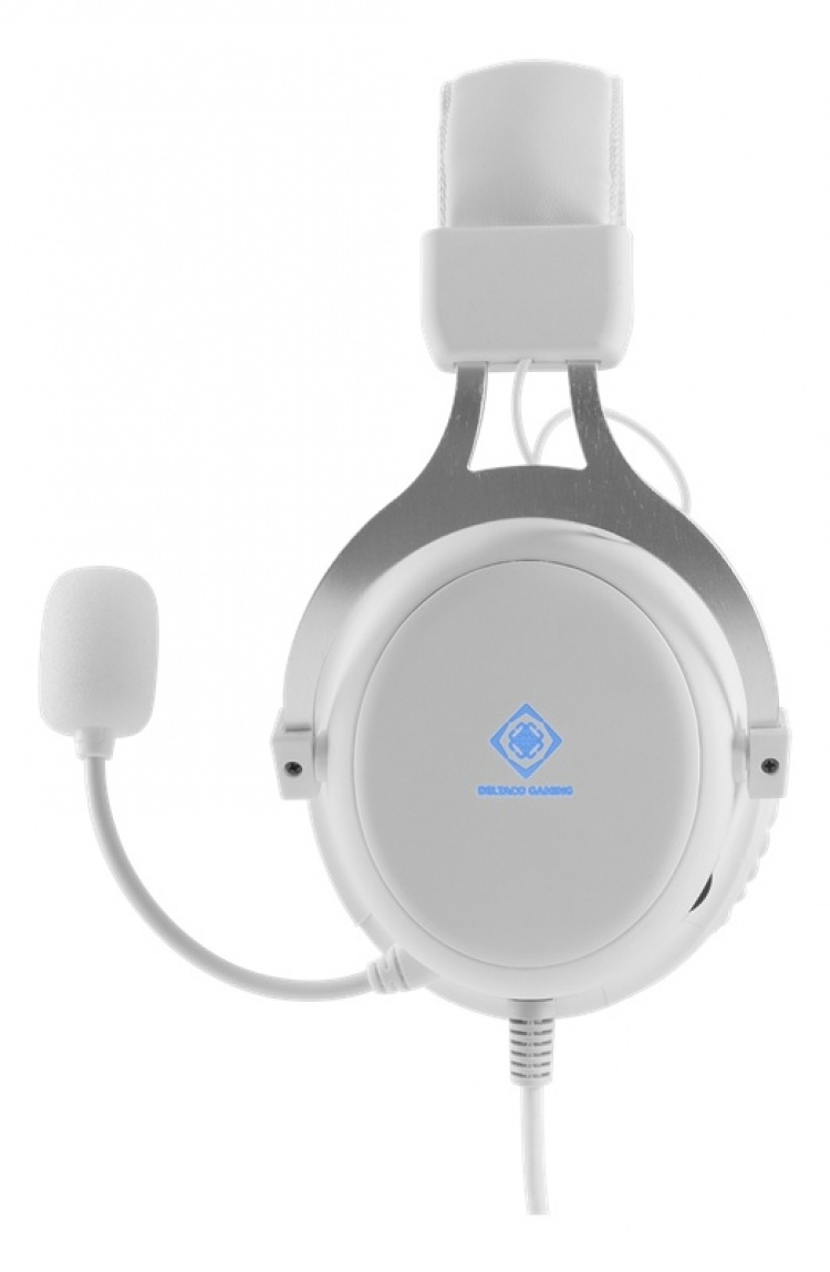 WHITE LINE WH85 Stereo gaming headset, 57mm drivers, white WHITE LINE WH85 Stereo gaming headset, 57mm drivers, white