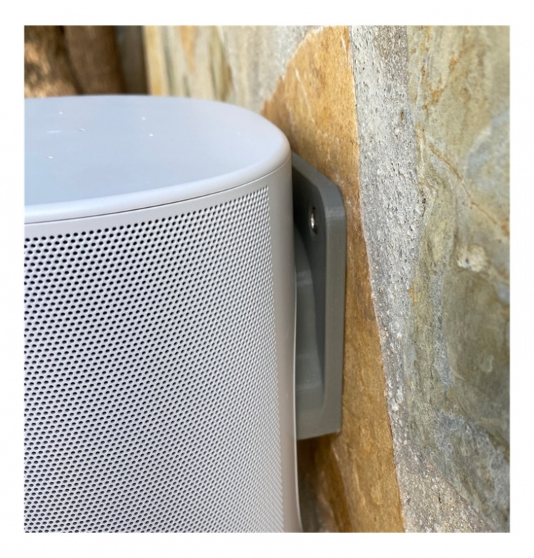 Winther väggfäste för Sonos Move, grå plast 3D-printad