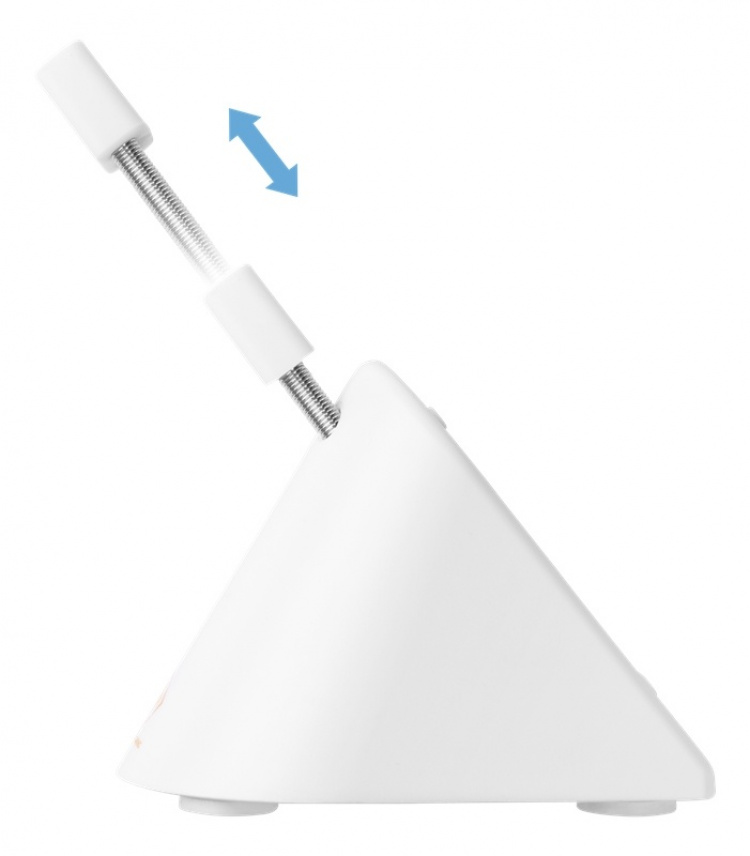 WHITE LINE WA85 Mouse Bungee, White/Silver