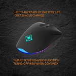 DELTACO GAMING DM430 Wireless gaming mouse, black