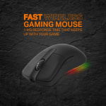 DELTACO GAMING DM430 Wireless gaming mouse, black